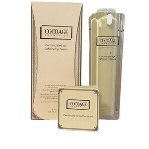 COCOAGE Concentrated 24K Gold Caffeine Eye Serum-1.7 oz / 50 ml-BRAND NEW W COA